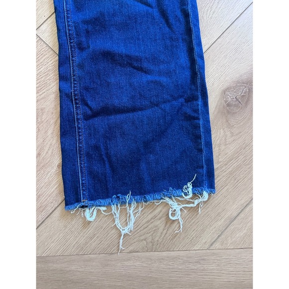 Kut from the Kloth Kelsey Fab Ab High Rise Ankle Flare Jeans Dark Wash S 14 X123 - Picture 2 of 7